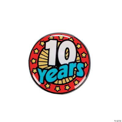 Years Of Service Pins - “10 Years”