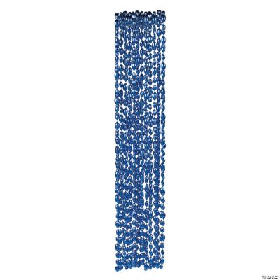 Football Beaded Necklaces - Blue