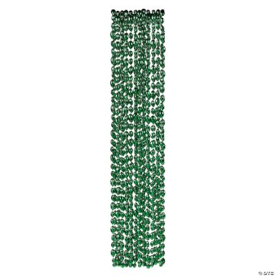 Football Beaded Necklaces - Green