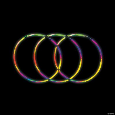 Five-Color Glow Swizzle Necklaces