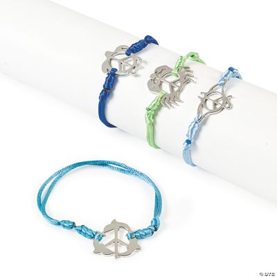 Tropical Creatures Peace Sign Bracelets