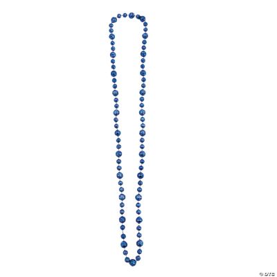 Blue Basketball Beaded Necklaces