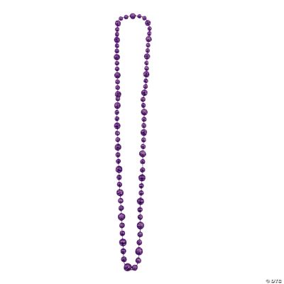 Purple Basketball Beaded Necklaces