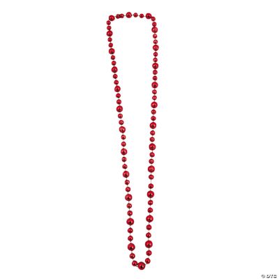 Red Baseball Beaded Necklaces