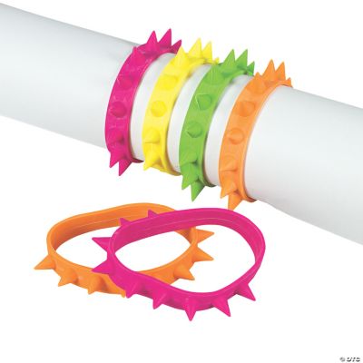 Neon Spike Bracelets