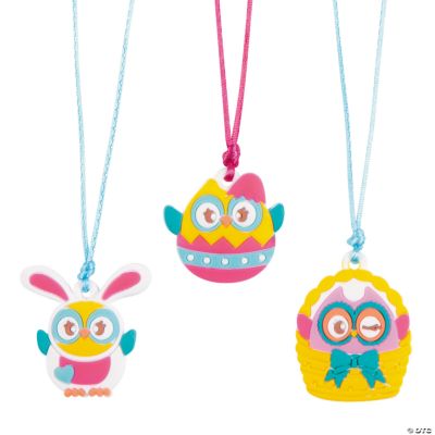 Happy Easter Owl Necklaces