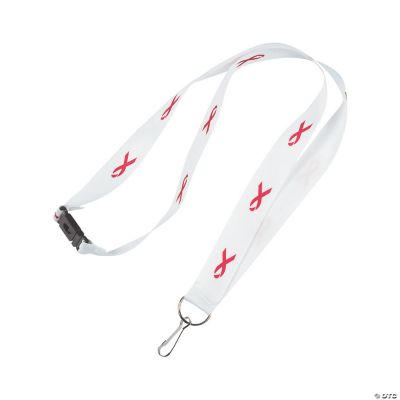 Red Awareness Ribbon Badge Holders