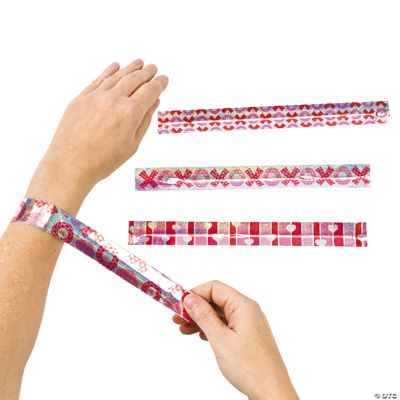 “XO” Prismatic Slap Bracelets
