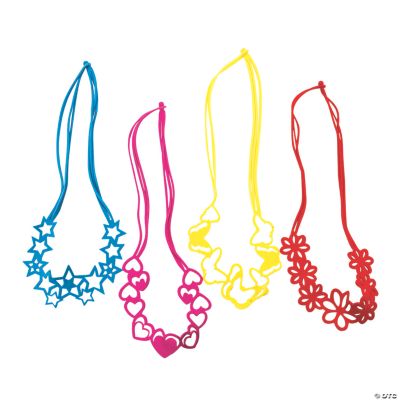 Patterned Fun Necklaces