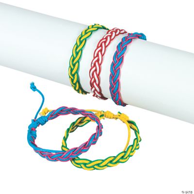 Neon Braided Bracelets