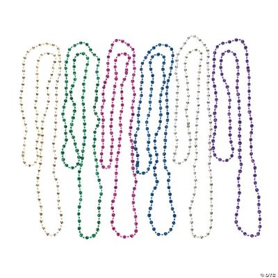 Disco Ball Beaded Necklaces