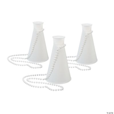 White Megaphone On Necklaces