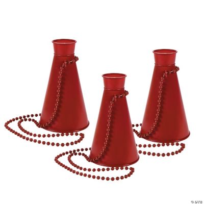 Burgundy Megaphone On Necklaces