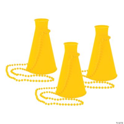 Yellow Megaphone On Necklaces