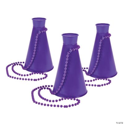 Purple Megaphone On Necklaces