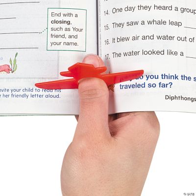 Airplane Book Reader Rings