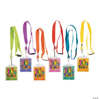 “Tiki Party” Pass Lanyards