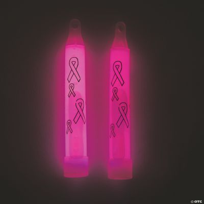 Pink Ribbon Sticker Light Stick
