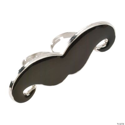 Mustache Double Rings