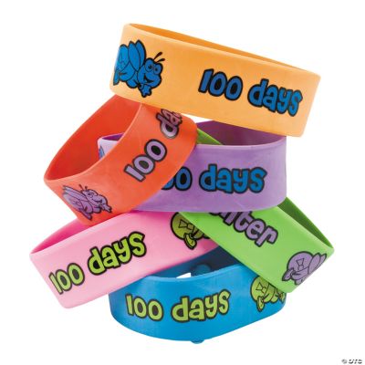 “100th Day Of School” Big Band Bracelets