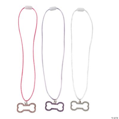 Rhinestone Bone Necklaces