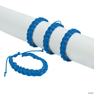 Blue Braided Friendship Bracelets