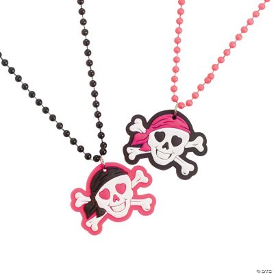 Pink Pirate Beaded Necklaces