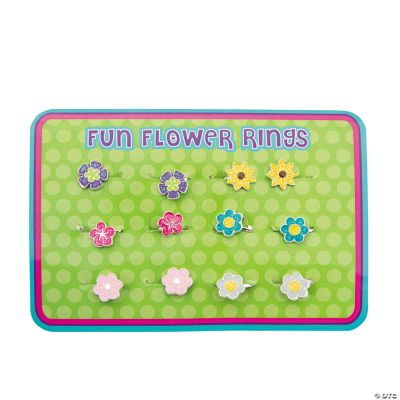 Adjustable Flower Rings