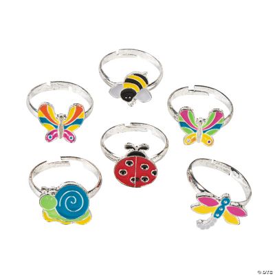 Adjustable Bug Rings