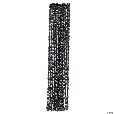 Football Beaded Necklaces - Black