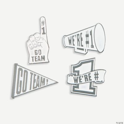 “Go Team!” Pins - White