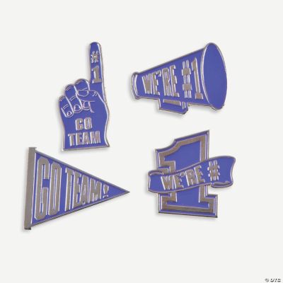 “Go Team!” Pins - Purple