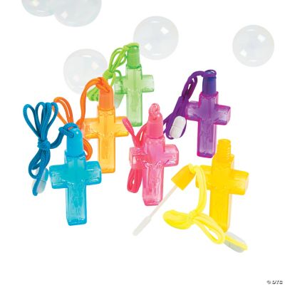 Cross Bubble Bottle Necklaces