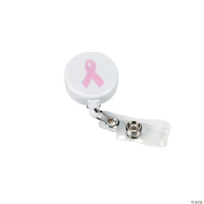 Pink Ribbon Badge Holders