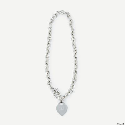 Personalized Heart Toggle Necklace