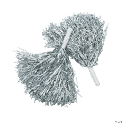Grey Pom-Poms