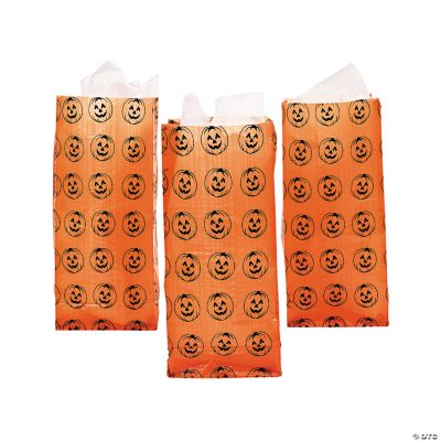 Frosted Jack-O’-Lantern Goody Bags