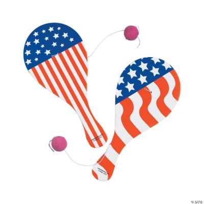 Stars & Stripes Paddleball Games