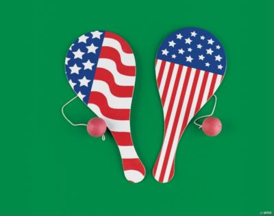 Stars & Stripes Paddleball Games