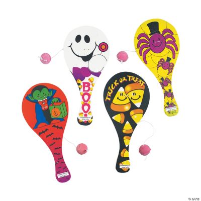 Halloween Smile Face Paddleball Games