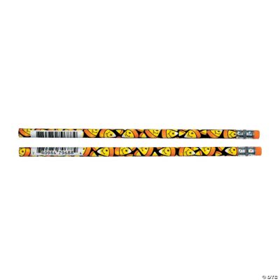 Smile Face Candy Corn Pencils