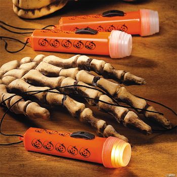 Mini Halloween Flashlights On A Rope