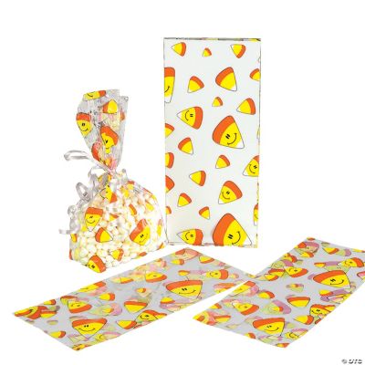 Smile Face Candy Corn Halloween Bags