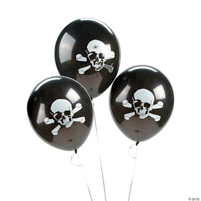 Latex Skull & Crossbones Balloons