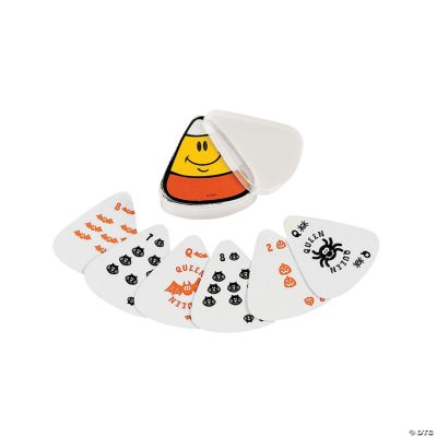 Candy Corn-Shaped Playing Cards