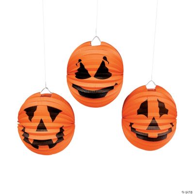 12 Jack-O’-Lantern Lanterns