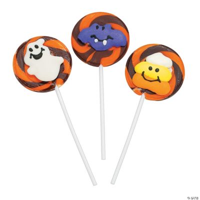 Frosted Halloween Swirl Pops