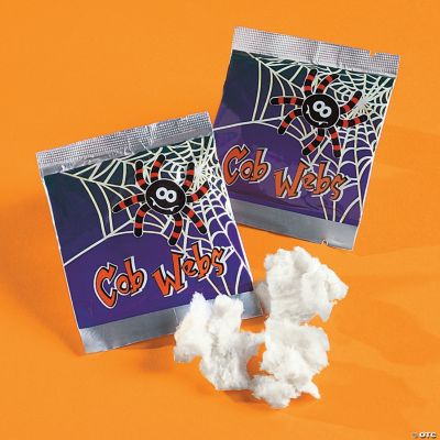 Cobweb Cotton Candy Treat Packs