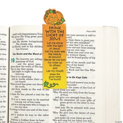 Inspirational Halloween Magnetic Bookmarks