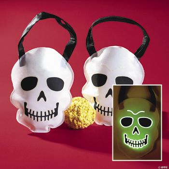 Glow-In-The-Dark Skull Totes